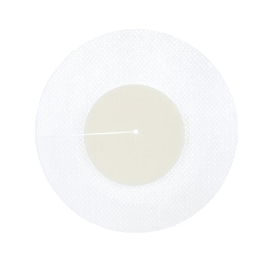 Border Foam Waterproof Dressing 4" Round Fenestrated