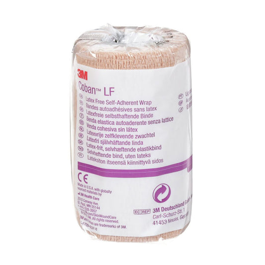 Coban Non-Sterile Self-Adherent Wrap 4" x 5 Yards Tan - Replacment for 882084C and 882084L