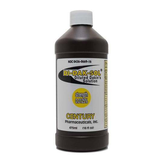Di-Dak-Sol Diluted Dakin's Solution 0.0125% 16 oz Bottle