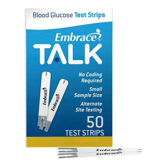 Embrace TALK 50 Count Mail Order Test Strips