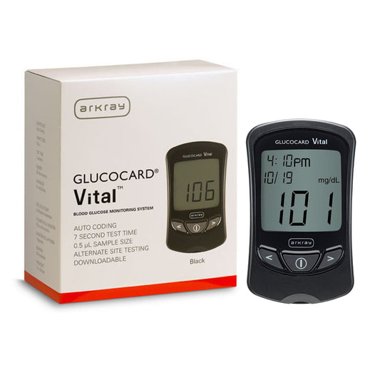 Glucocard Vital Blood Glucose Meter Black