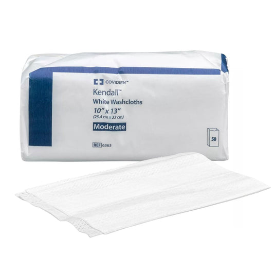 Kendall White Washcloth Dry 10" x 13"