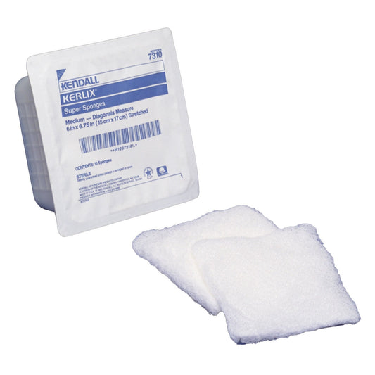 Kerlix Woven Super Sponge Medium Sterile 10's Tray 6" x 6-3/4" 10 Count