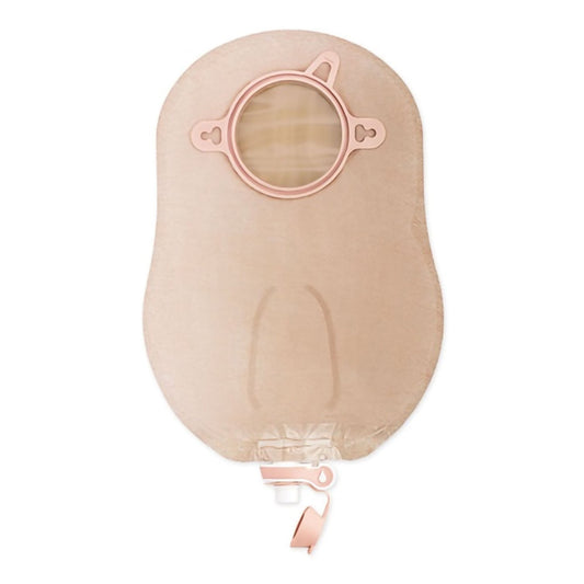 New Image Two-Piece Urostomy Pouch 1-3/4" Flange 9" Large Beige 10 Count