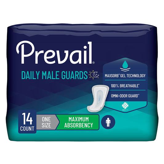 Prevail Male Guards with Adhesive Strip