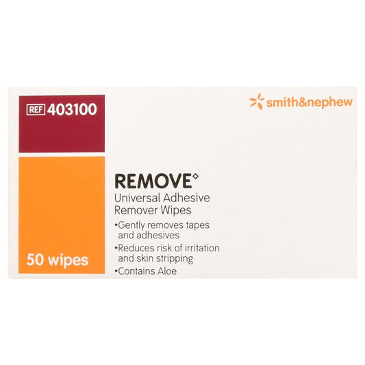 Remove Adhesive Remover Wipes 50 Count