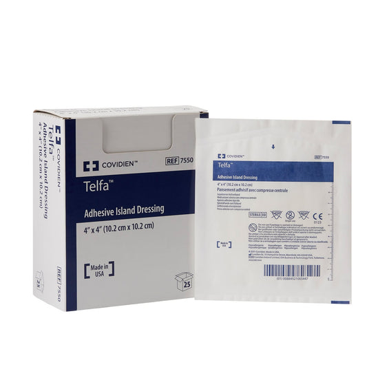 Telfa Sterile Adhesive Island Dressing