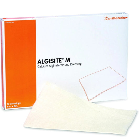 AlgiSite M Calcium Alginate Dressing, 6 x 8 Inch