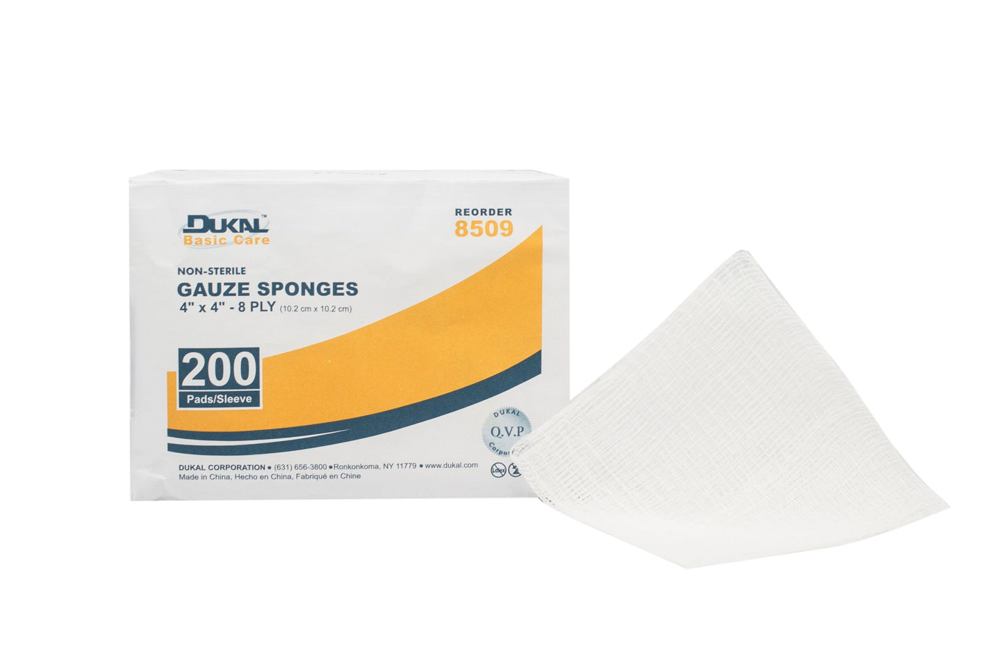 Dukal™ Gauze Sponge, 4 x 4 Inch