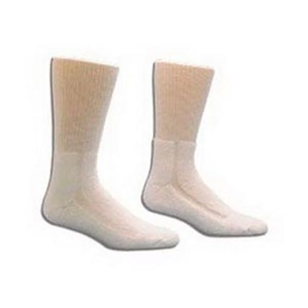 HealthDri Acrylic Diabetic Sock Size 10 - 13, White 1ct