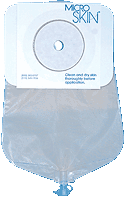 9" Urostomy Pouch with Barrier For 1" Stoma 10 Per Box 10 Count