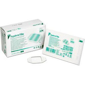 Tegaderm Transparent Adhesive Film Dressing Frame Style 4" x 4-1/2" Oval