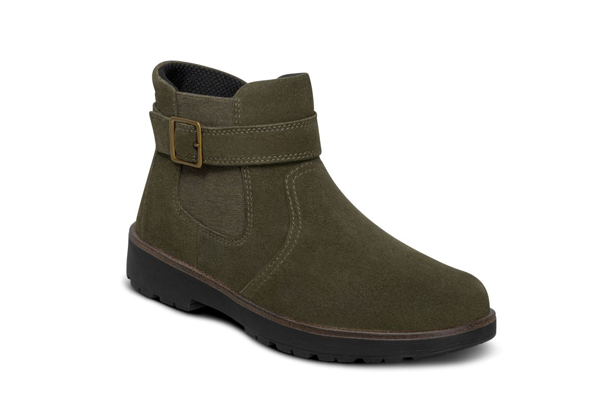 Scarlett Women's Boots, Taupe, angle view