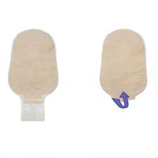 One-Piece 11" Drainable Pouch With Barrier. Clr Ctf Up 1-3/4" Press N 10 Count