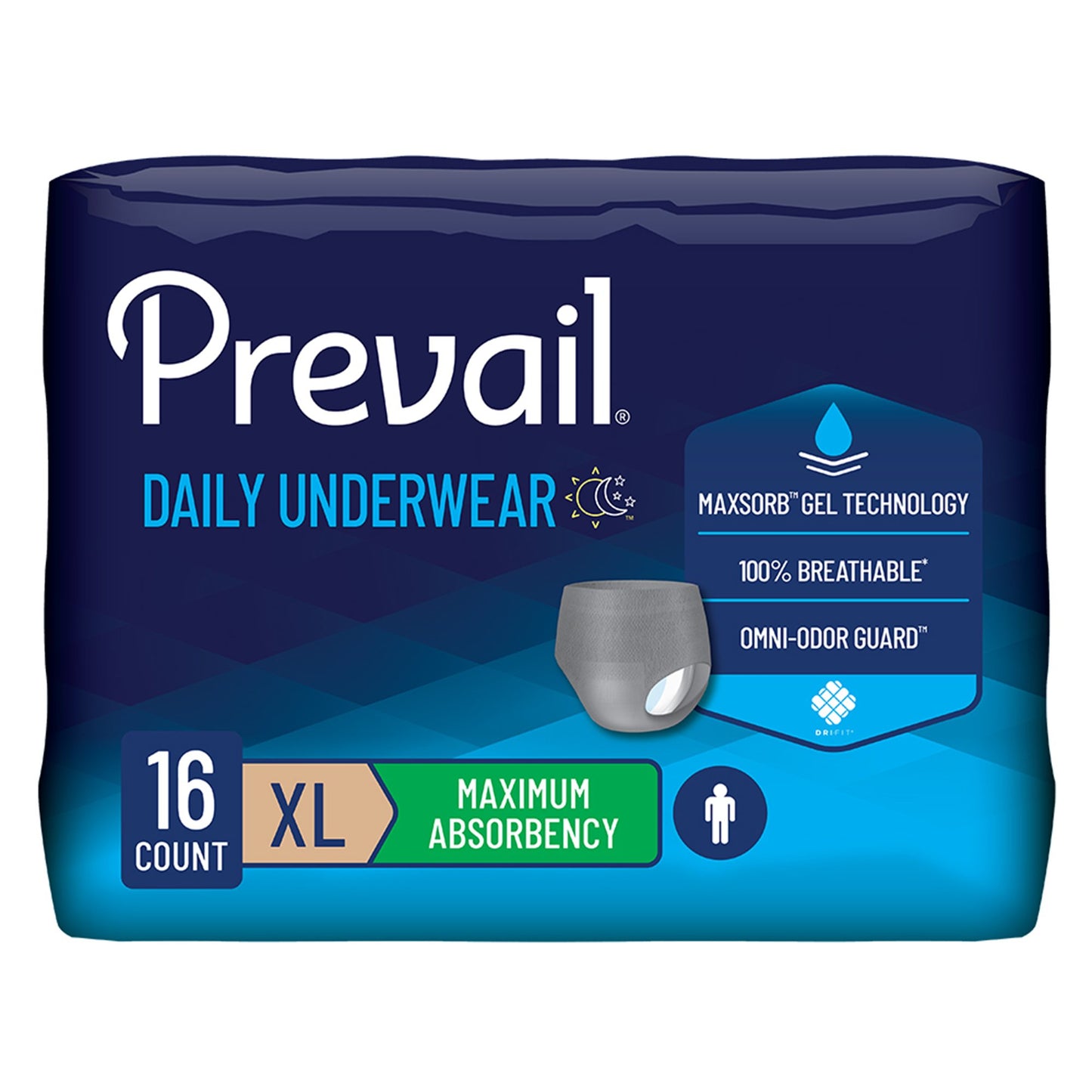 Prevail® Daily Underwear Maximum Absorbent Underwear