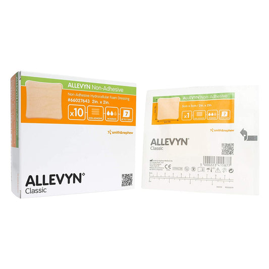 Allevyn Classic Nonadhesive without Border Foam Dressing