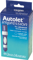 Autolet Impression Adjustable Lancing Device 1ct