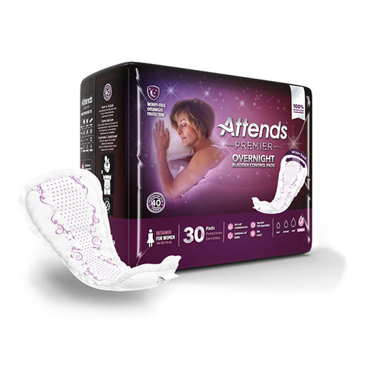 Attends Premier Overnight Bladder Control Pads