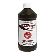 Dakin's Solution Half Strength .25%, 16 oz. Bottle 1ct