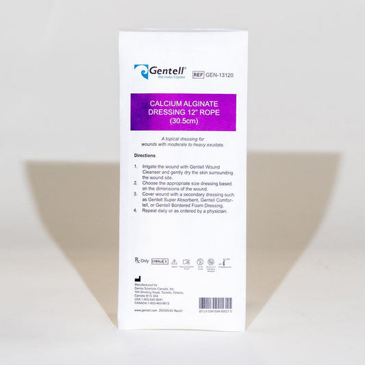 Gentell Calcium Alginate Rope Dressing 12"