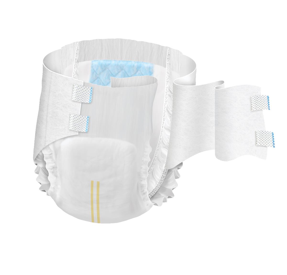 FitRight Bariatric Incontinence Briefs 5XL 90-106" White