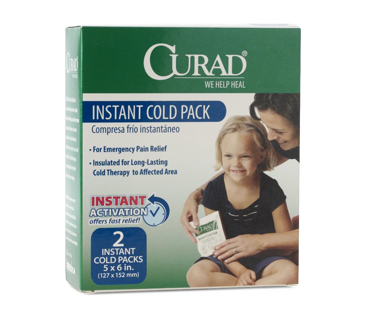 Curad Instant Cold Packs 2/box 24cs (Case of 24)