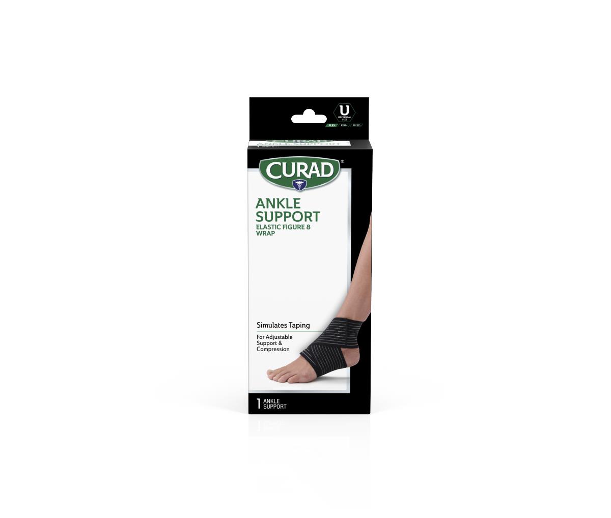 Curad Figure-8 Elastic Ankle Wraps Elastc Retail Uni (1 Each)