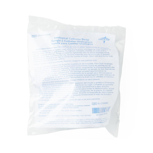 Catheter Leg Straps Adjbl Foam Hook&loop