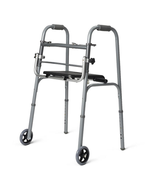 Folding Walker Seat Replacement Universal Folds for Two Button Wa (Case of 2)