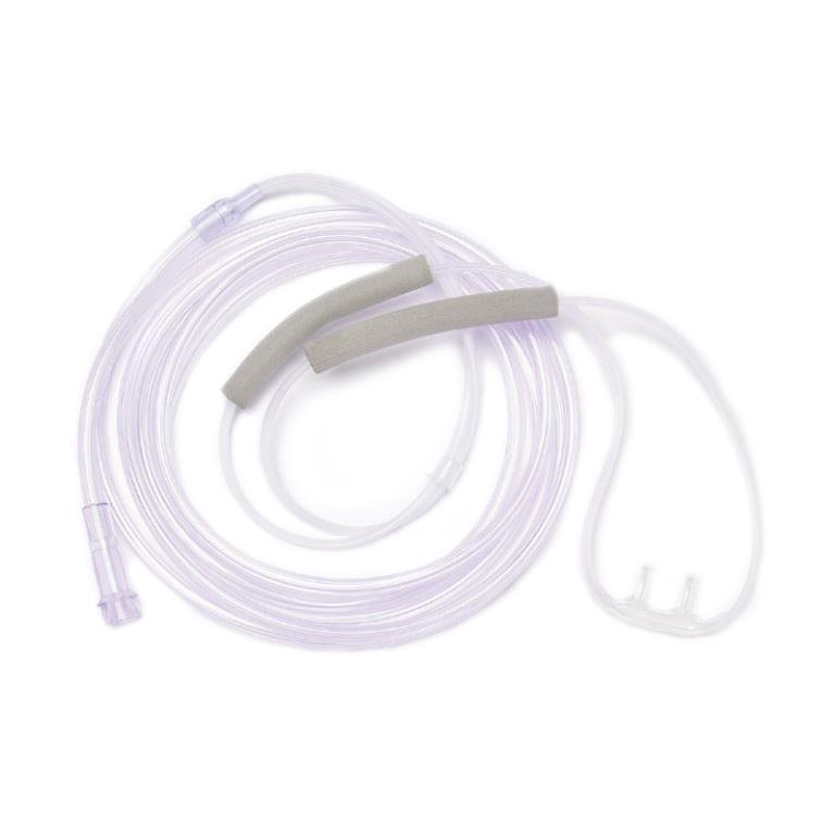 Soft-Touch Oxygen Cannulas with Foam Ear Covers Oxy Adl with 14'tub Sc (Case of 25)