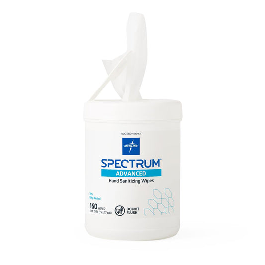 Spectrum Advanced Hand Sanitizer Wipes Spctrum 70% Santzer 160ct