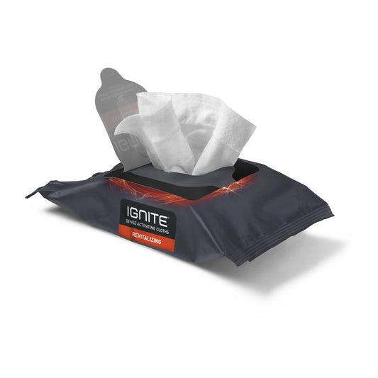 Ignite Revitalizing Scent Body Wipes Cloths 10/pack