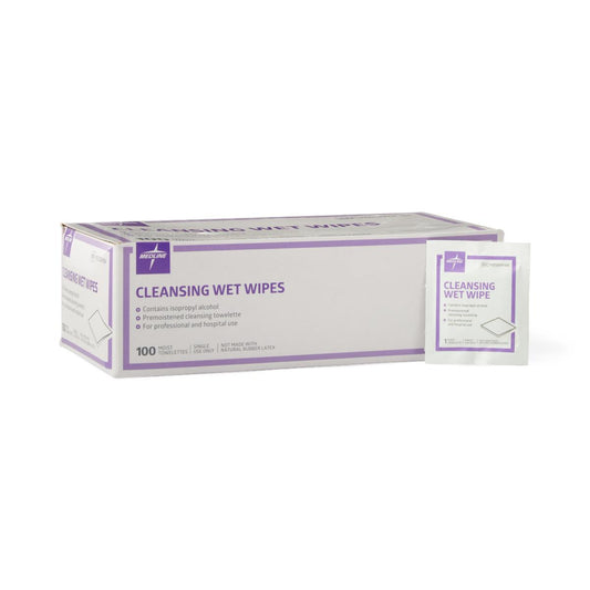 Cleansing Wet Wipes Towelette with Bzk