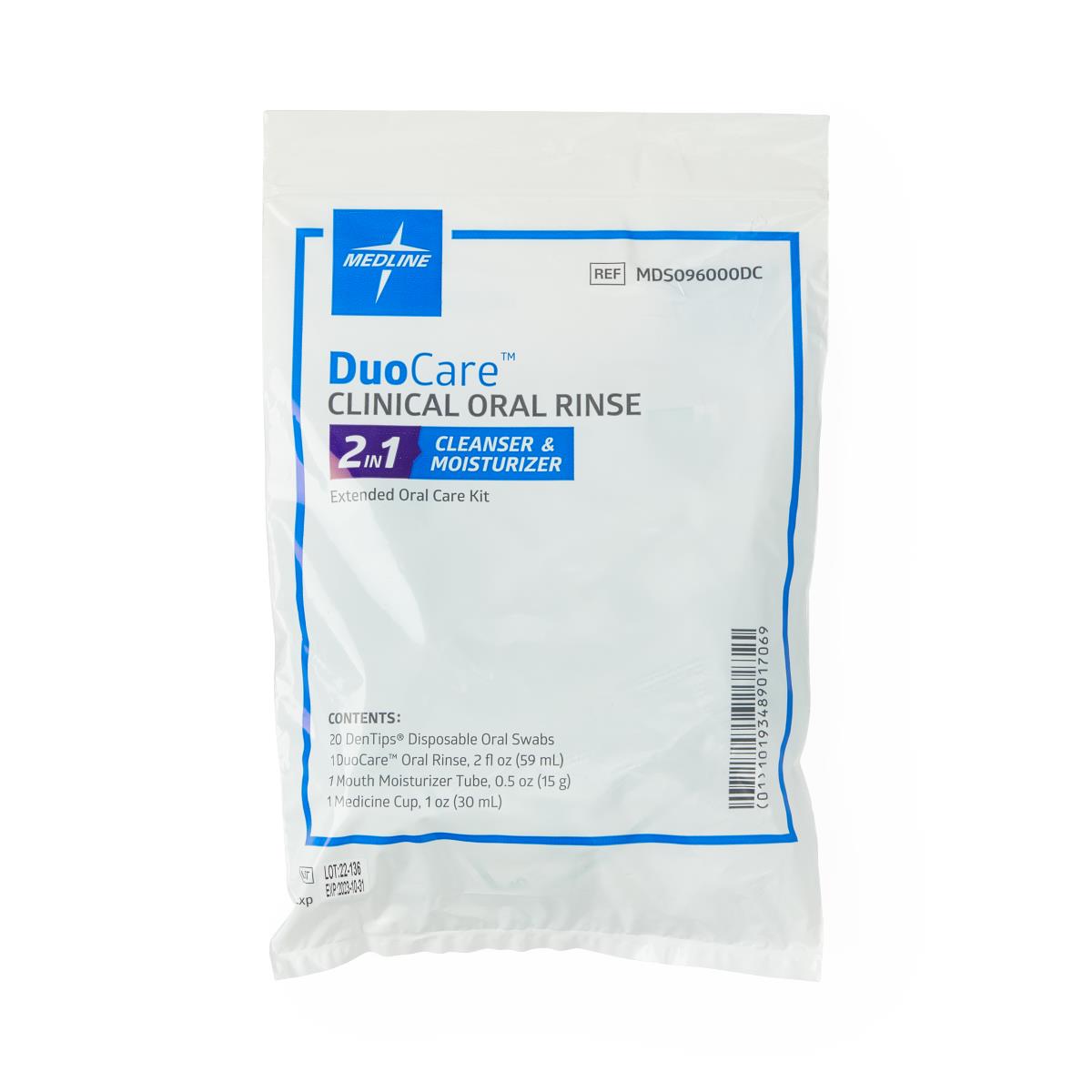 Duocare Extended Stay Oral Care Swab Kit System Ext (Case of 50)