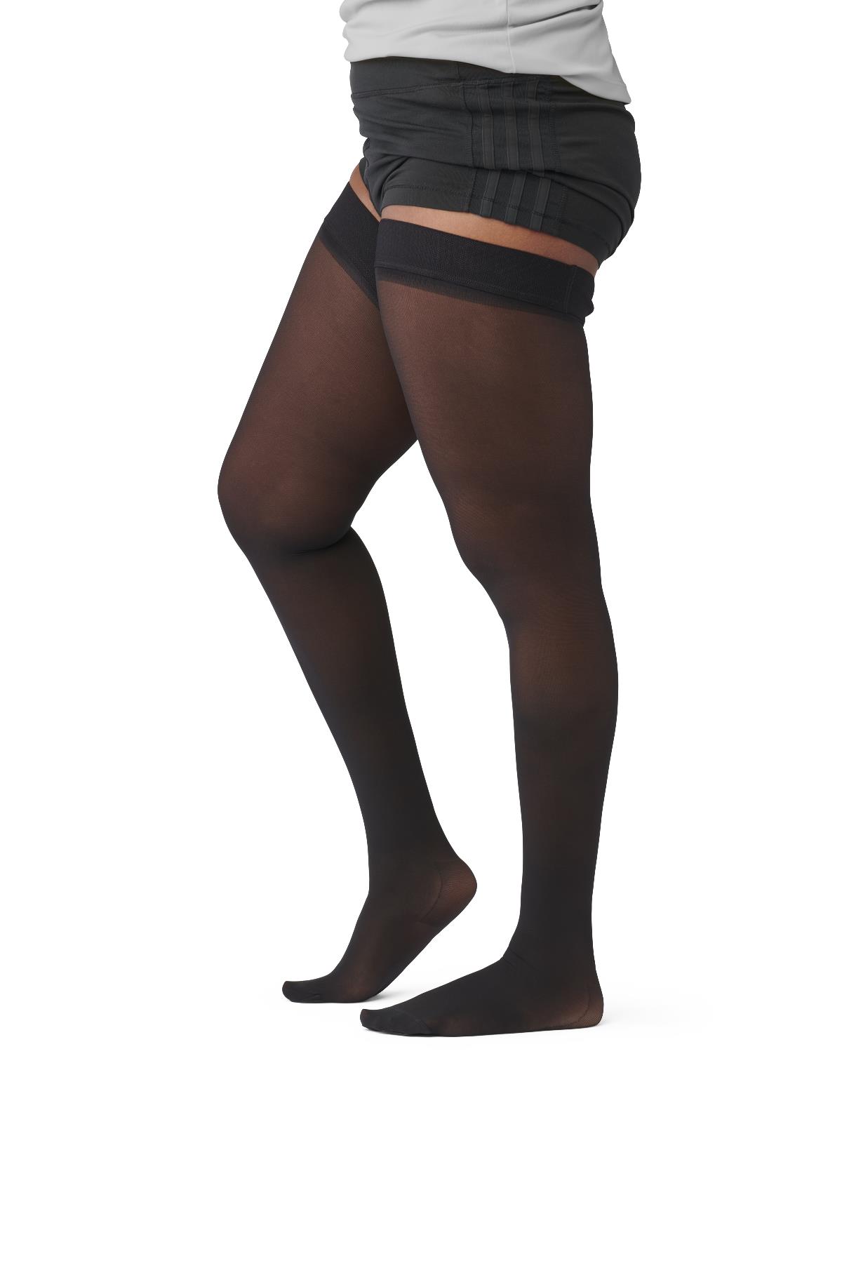 Curad Thigh-High 15-20 Mmhg Compression Hosiery