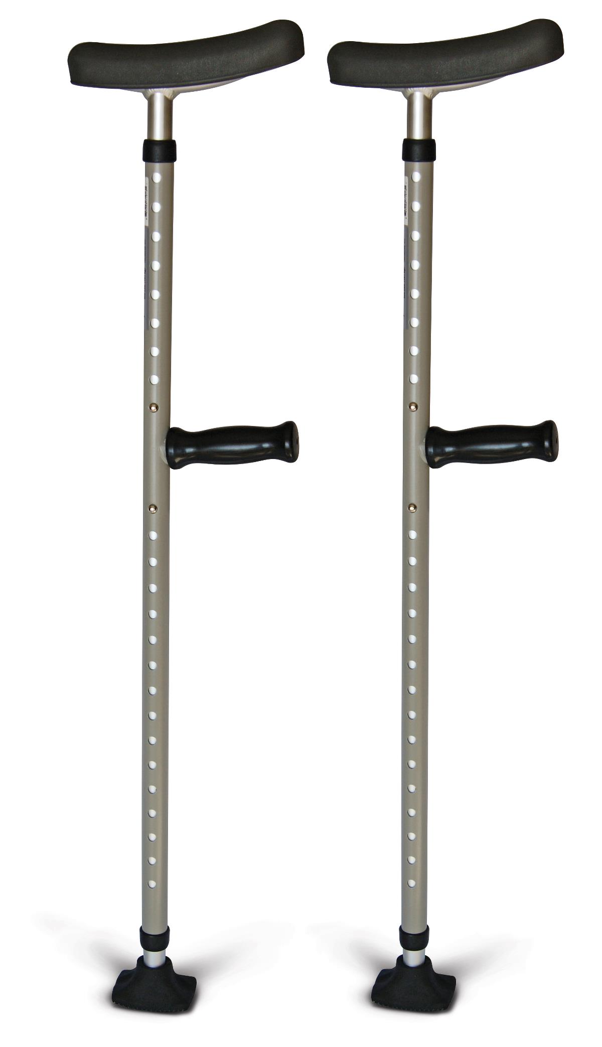 Universal Steel Single-Tube Crutches Sgl Tube 400lb Wght Ca (Case of 8)