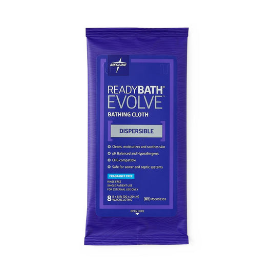 Readybath Evolve Bathing Cloths Fragrance Free 8pk