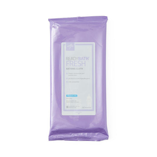 Readybath Fresh Standard-Weight Bathing Cloths Frag Free 8/pack