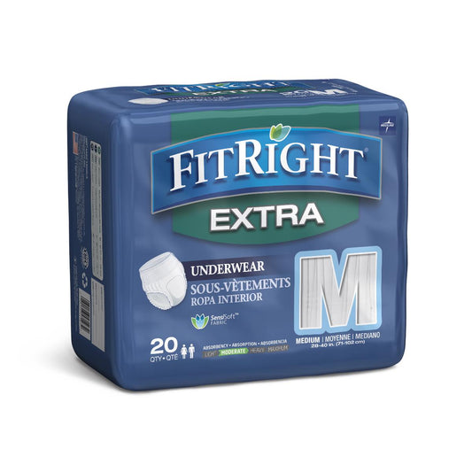 FitRight Extra Protective Adult Incontinence Underwear Unisex