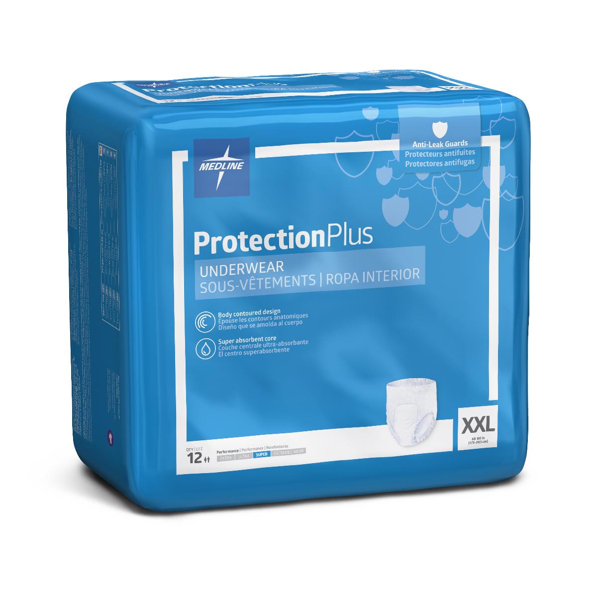 FitRight Protection Plus Super Absorbency Adult Incontinence Underwear Unisex