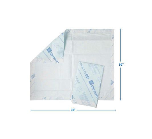 Ultrasorbs Advanced Premium Underpads Sliprsist 30 x 36 300lb