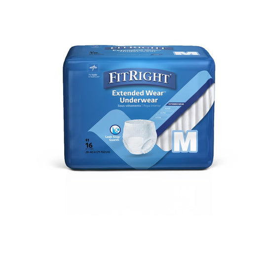 FitRight Extended Wear Incontinence Underwear Overnight Absorbency