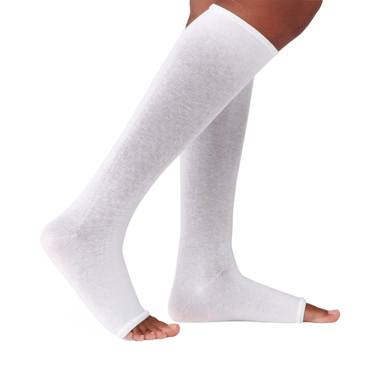Protective Leg Sleeves Universal Fit 15" White 2 Pair (4ct) (1 Pair)