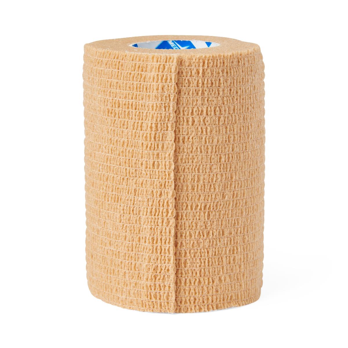 Nonsterile Self-Adherent Wrap Bandage Cohesive Tan 3 x 5yd