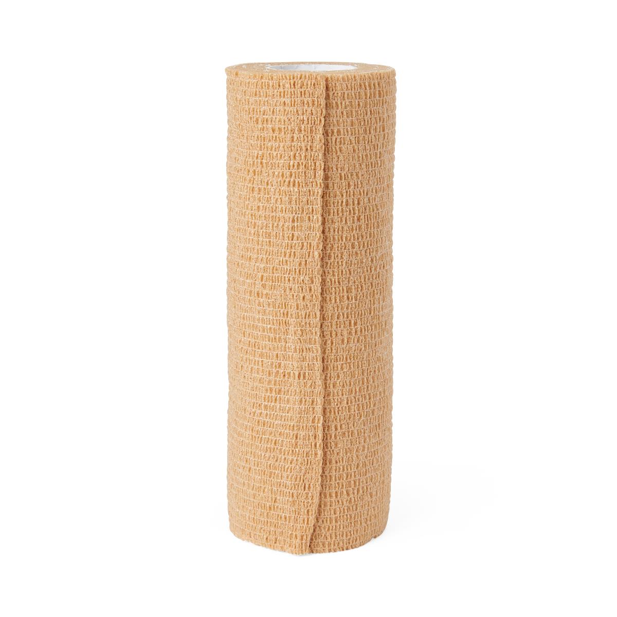 Nonsterile Self-Adherent Wrap Bandage Cohesive Tan 6 x 5yd L