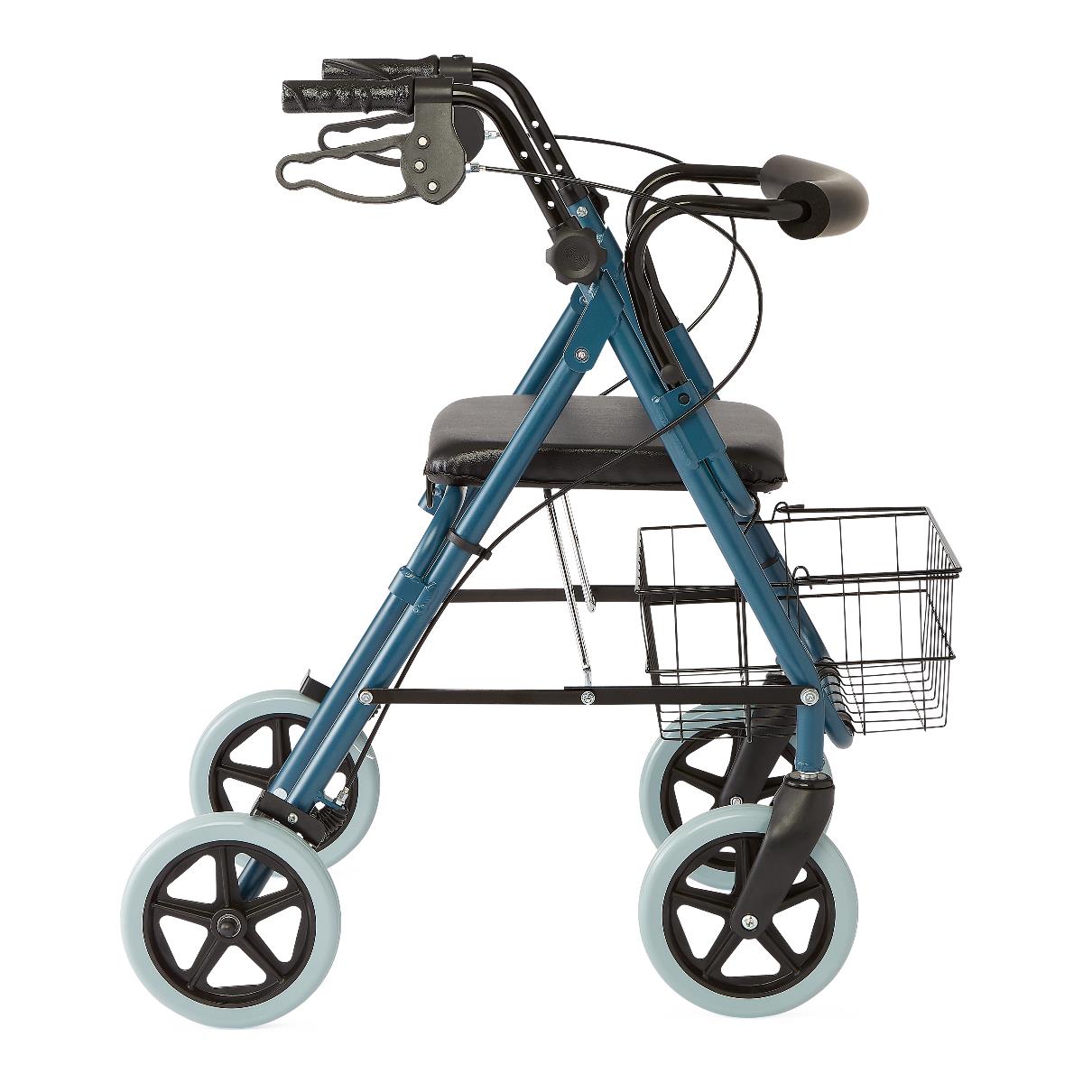 Deluxe Rollators with 8" Wheels Guardian Aluminum Blue (1 Each)