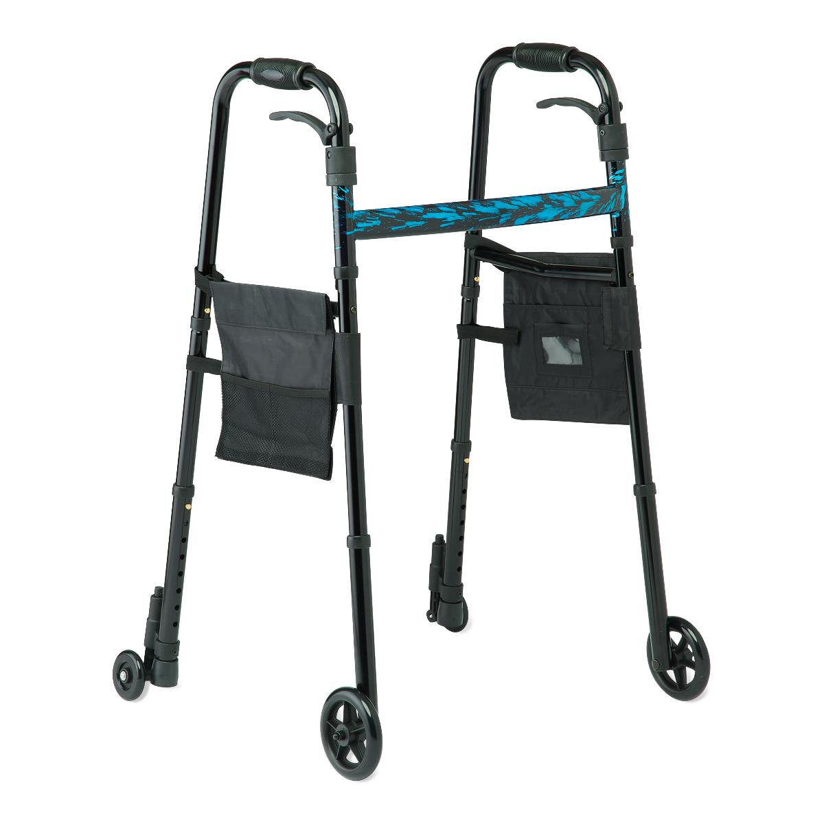 Folding Trigger Walker with 5" Wheels 5" (1 Each)
