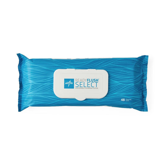 Readyflush Biodegradable Flushable Wipes Wipe Wet Frag Free 8 x 10" 48/pack