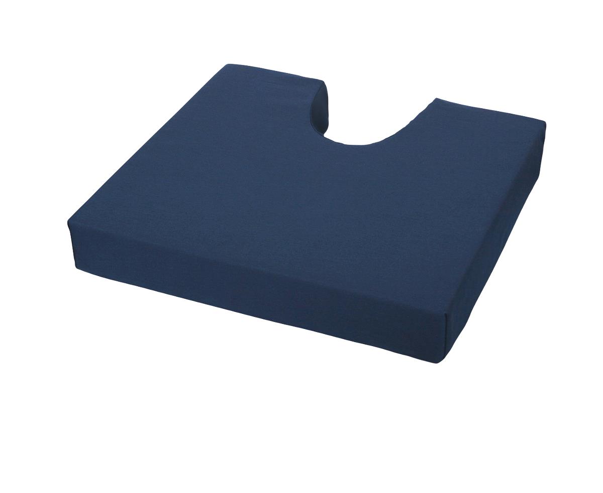 Pressure Redistribution Foam Cushion with Cutout Coccyx Retail 18 x 16 3 (Case of 4)