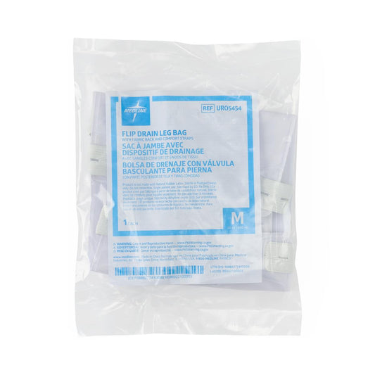 Leg Bag with Flip Drain Flip-Drain Spout Medium 20 Oz